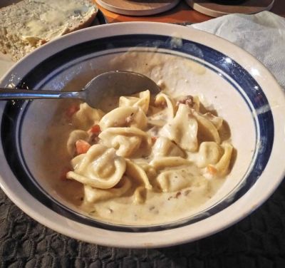 Sausage & Tortellini Soup